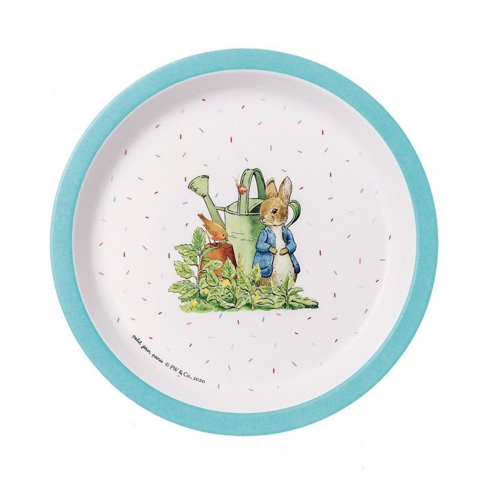 Blue Baby Plate Peter Rabbit