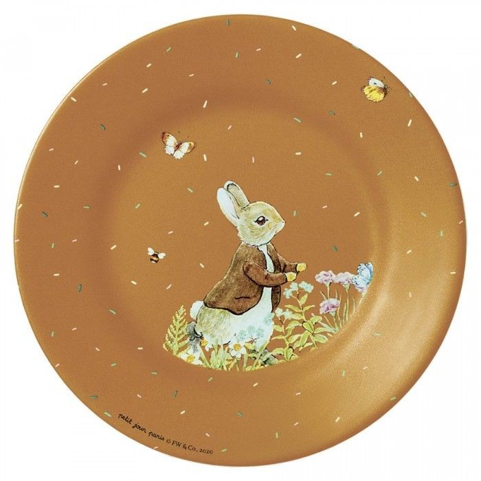 Caramel Dessert Plate Peter Rabbit