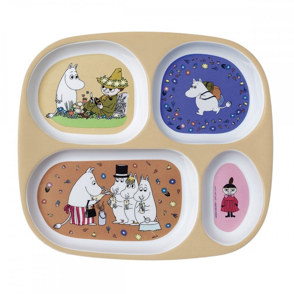 4-Compartment Tray Moomin