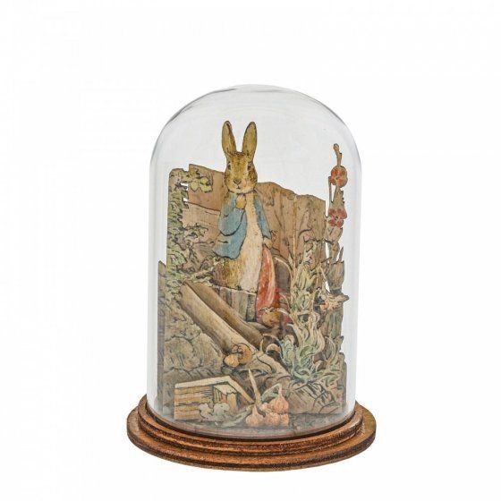 Peter Rabbit Handkerchief Wooden Figurine