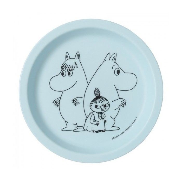Baby Plate Moomin Blue