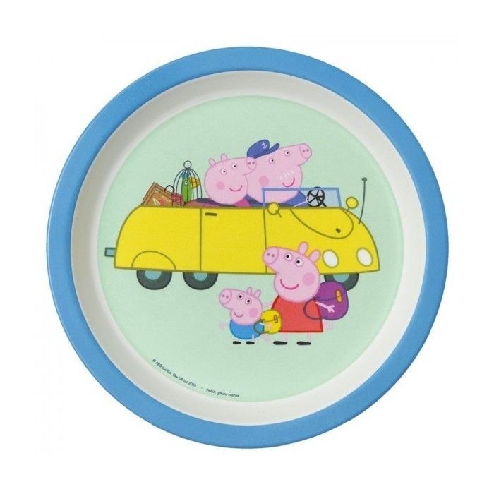 Klein Bordje Peppa Pig - Auto