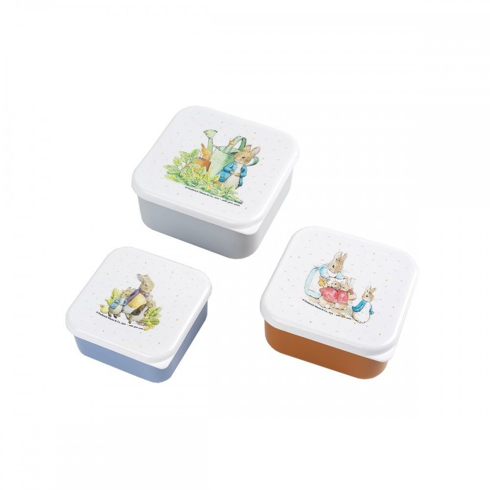 Set of 3 lunch boxes peter rabbit