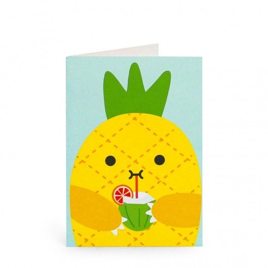 Noodoll Card Pineapple