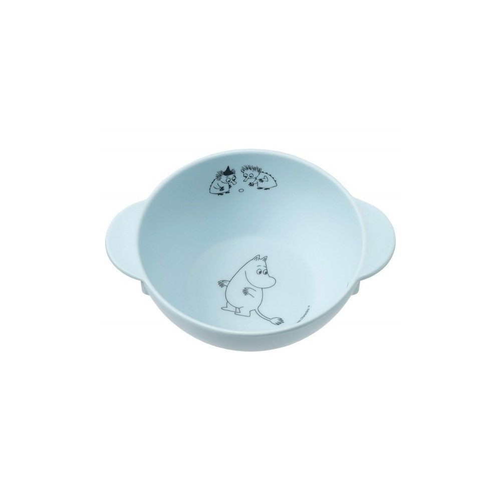Bowl with handles moomin blue
