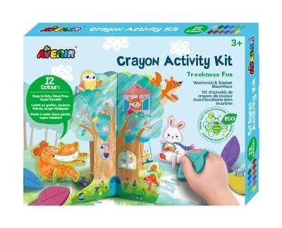 Crayon Activity Kit: Treehouse Fun