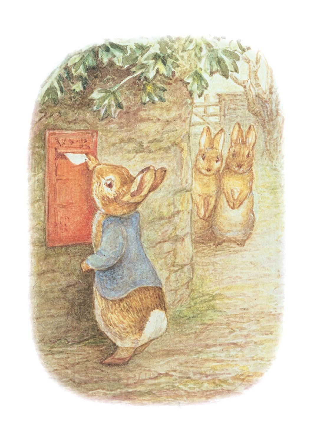 Beatrix Potter Wenskaart - Post