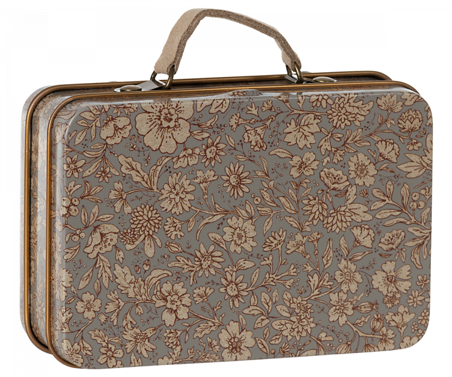 Small Suitcase Blossom - Grey