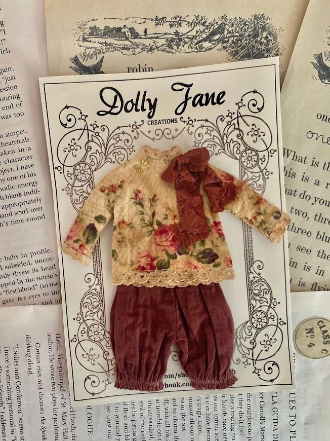 Dolly Jane Outfit Set - Roses