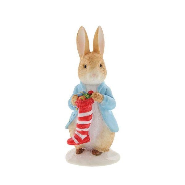 Peter Rabbit with Christmas Stocking