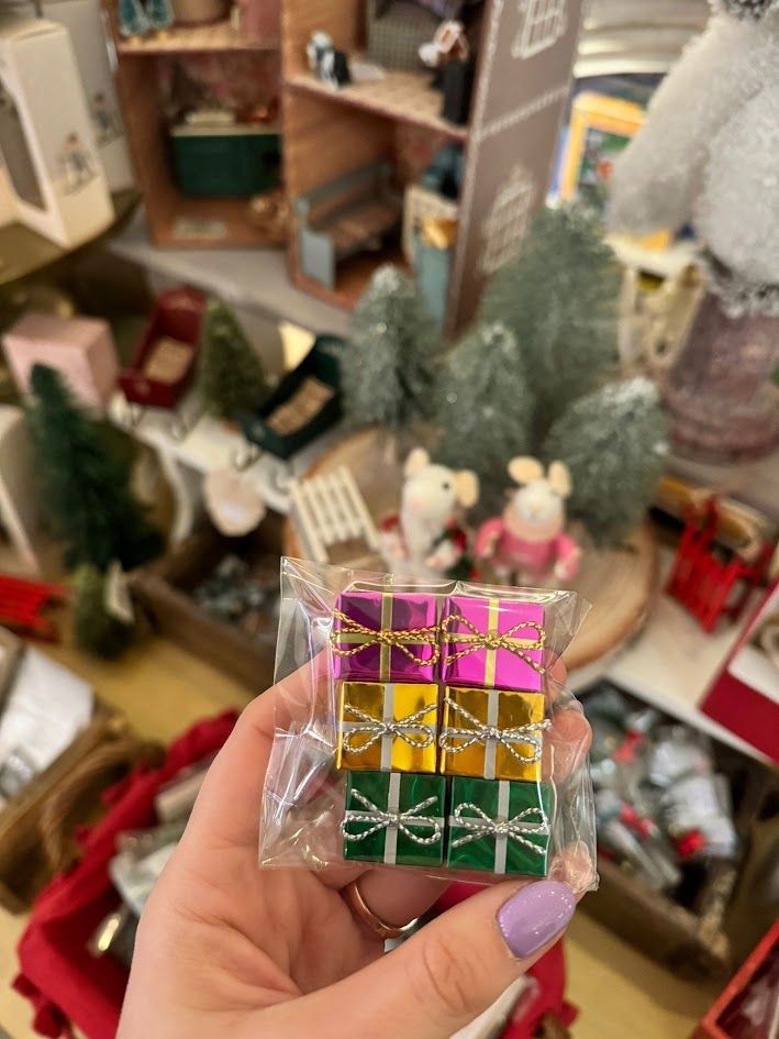 Miniatuur - Cadeautjes (per 6)