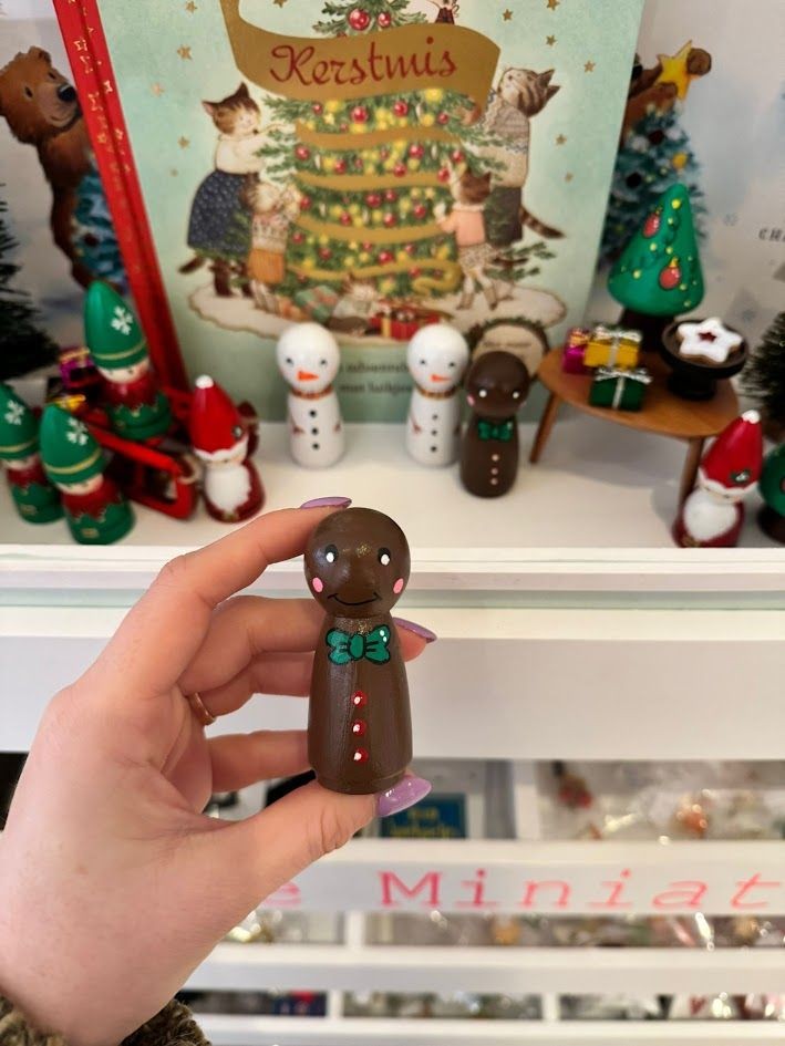 Peg Doll - Gingerbread, Christmas