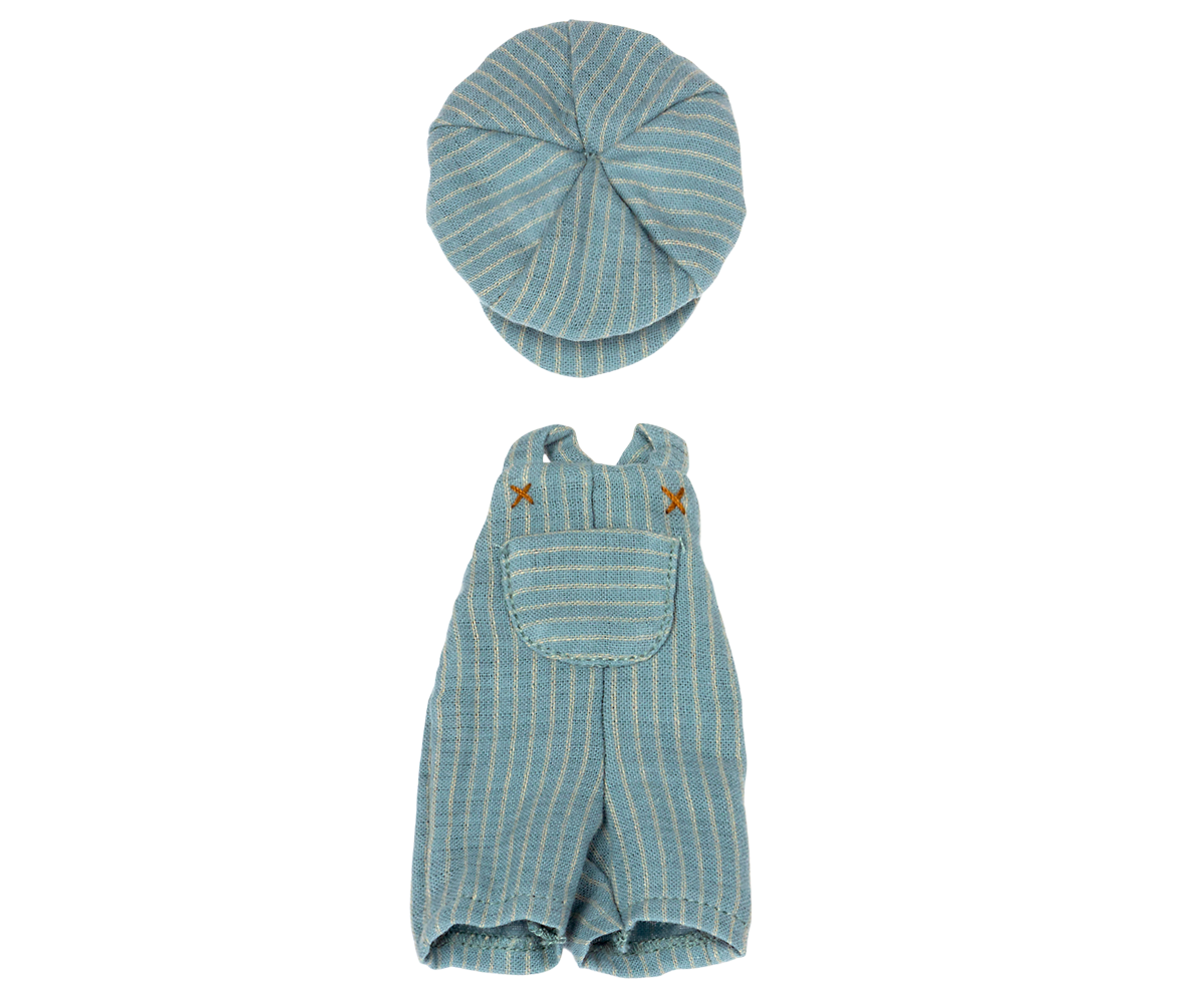 Maileg - Overall and cap, teddy junior