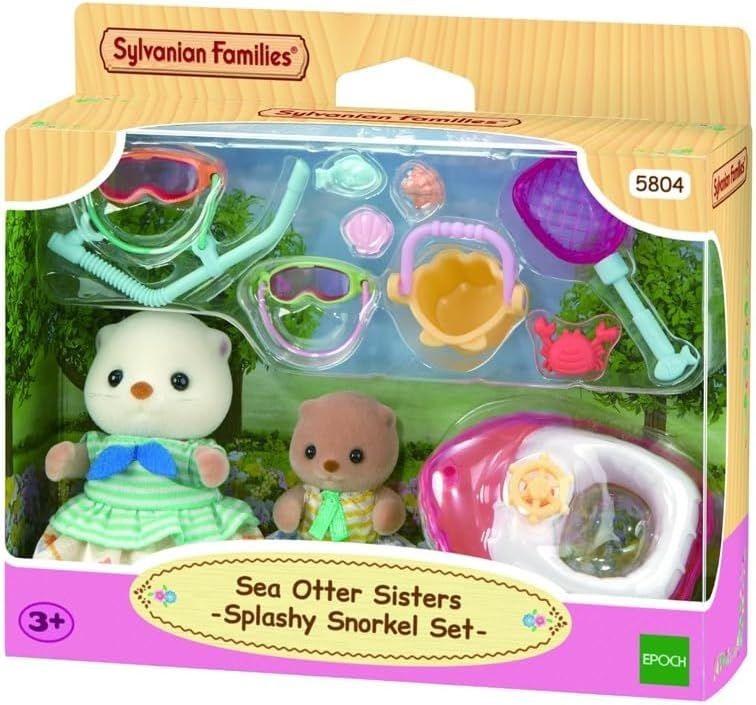Sylvanian family - Splashy snorkel set, sea otter sisters