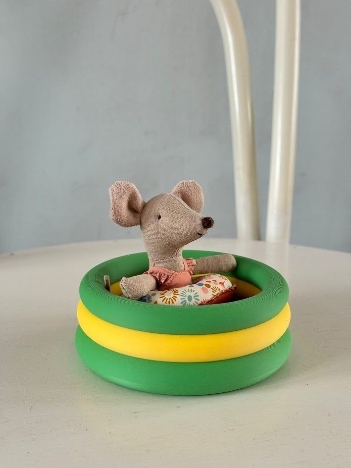 Miniatuur - Zwembadje Groen/Geel/Groen