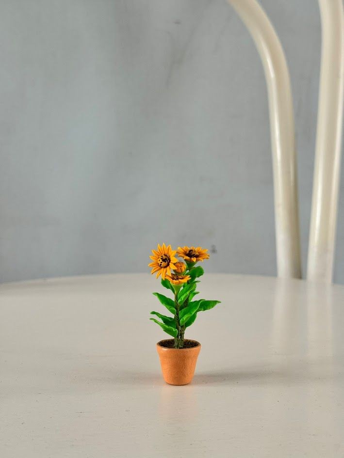 Miniatuur - Zonnebloem