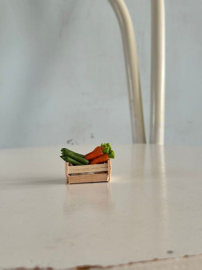 Miniatuur - Kratje Wortelen & Courgette