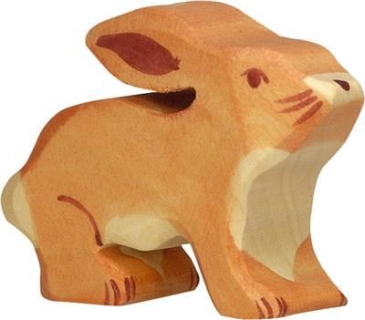 Holztiger - Haas zittend