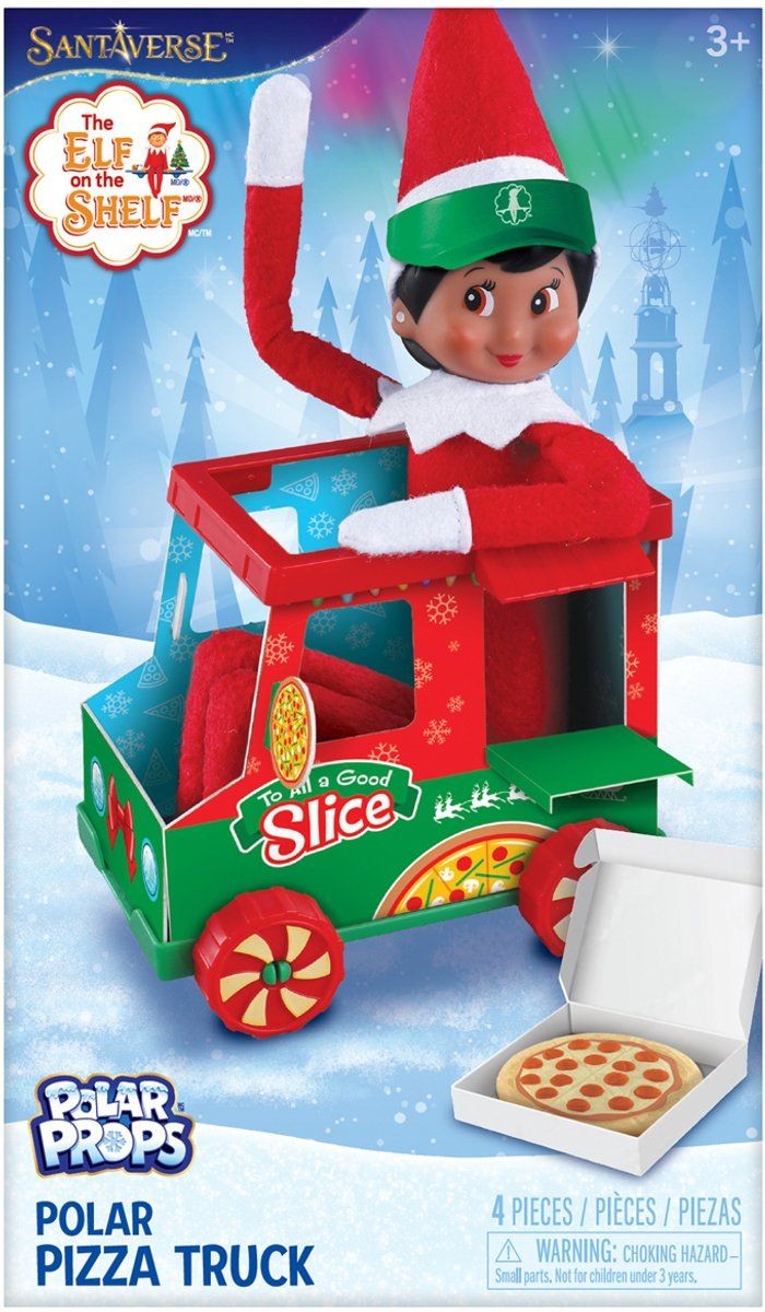Elf on the shelf - Pizza truck