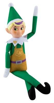 Elf on the shelf - Elf mates, jongen blond haar paars