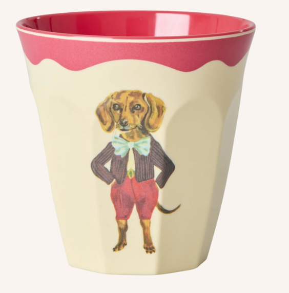 Rice - Beker Teckel rood, M