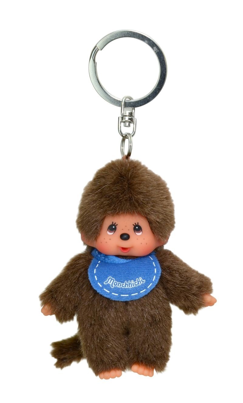 Monchhichi - Boy bib blue keychain