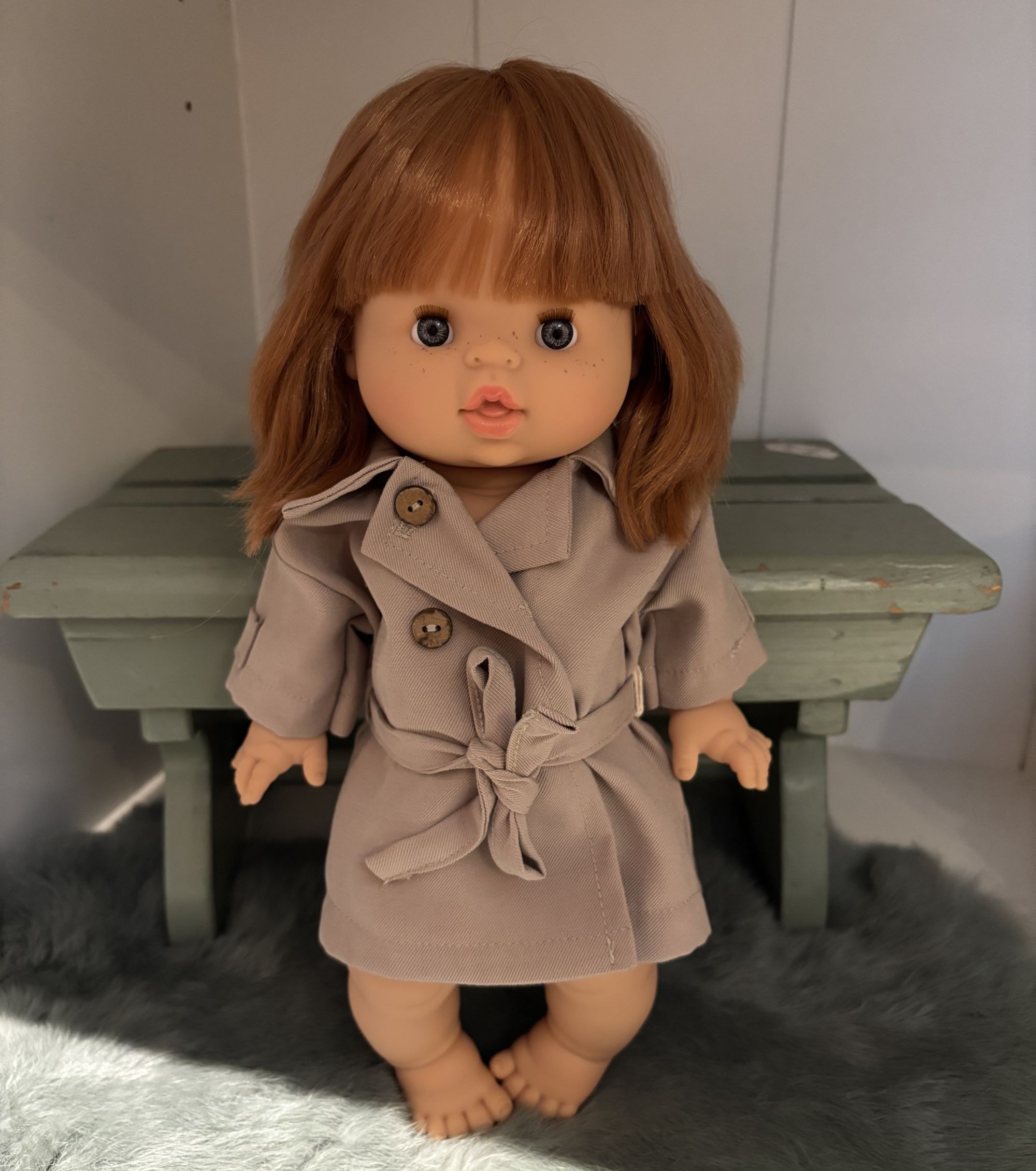 Paola Reina, Minikane - Trench dress beige